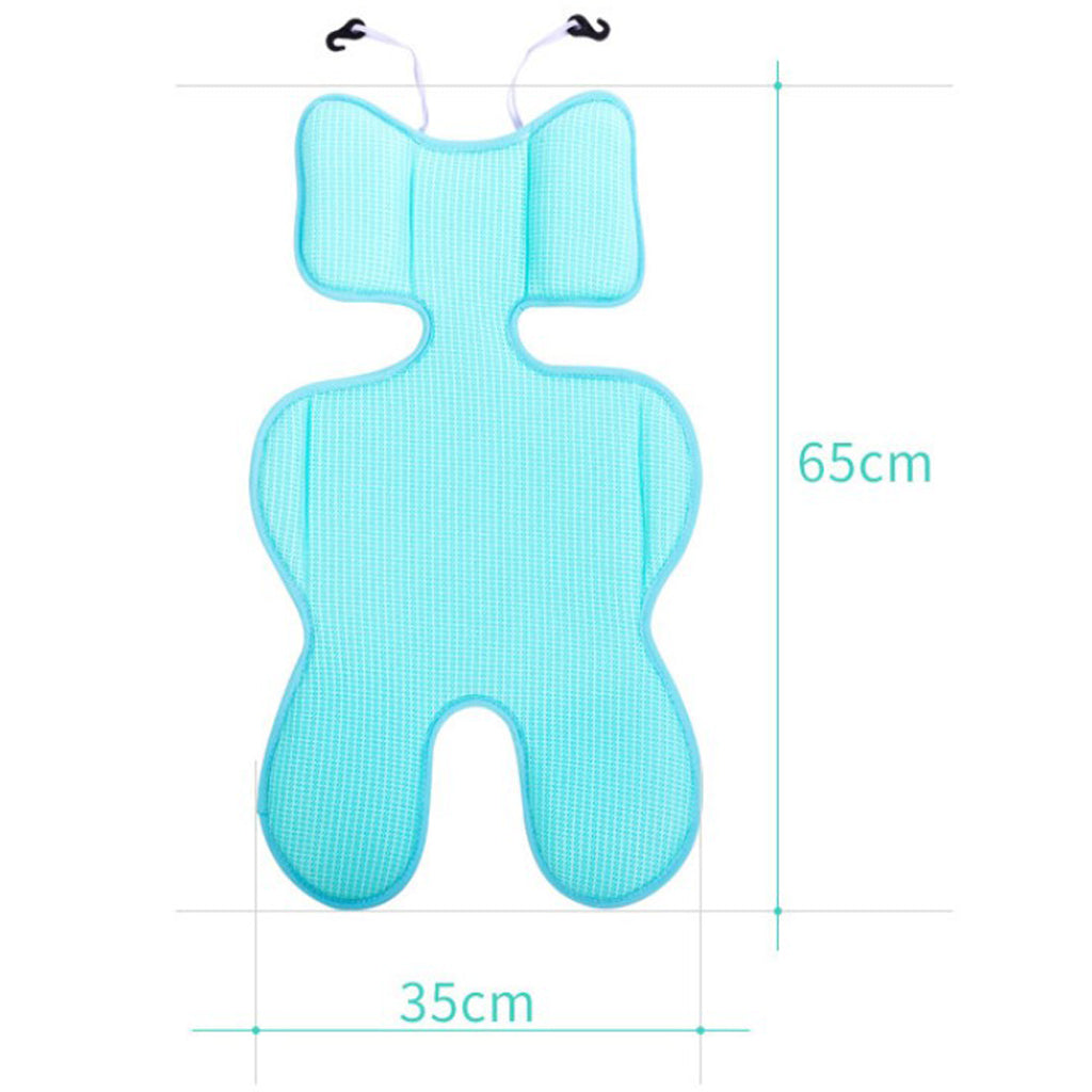 Four Seasons Universal Baby Pram Car 3D Seat Cushion for Strollers Blue