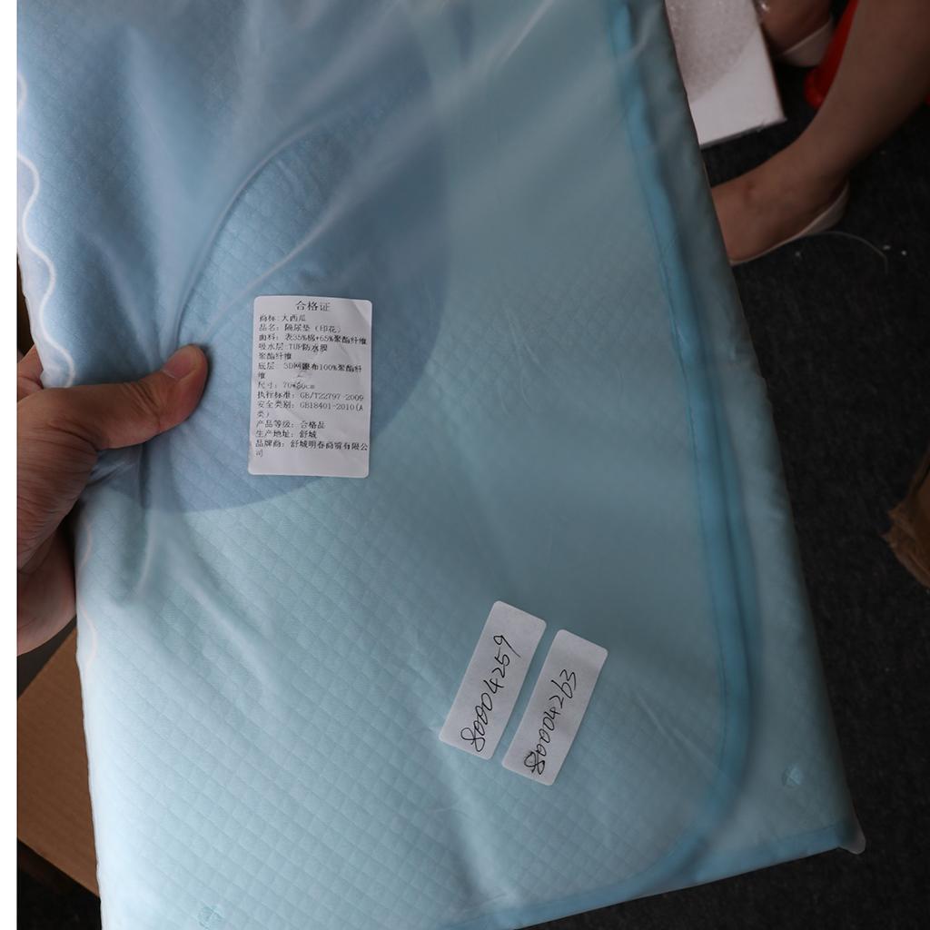 Baby Washable Diaper Changing Mat Pad Bed Wetting Pads Whale- 100x60cm