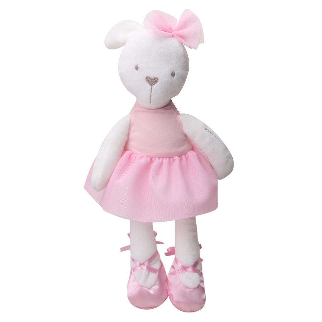 Soft Plush Toys Rabbit Stuffed Animal Baby Kids Gift Animals Doll Pink