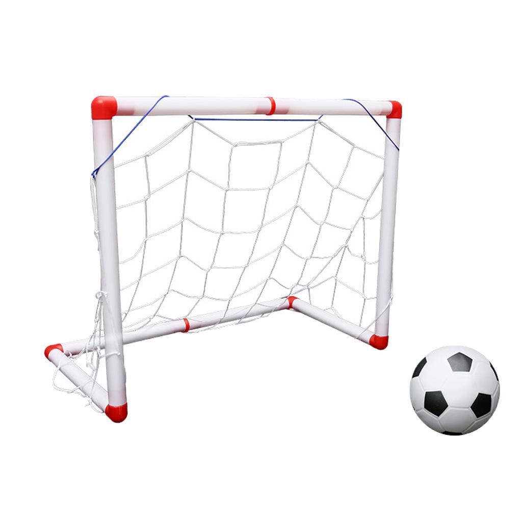 Mini Portable Soccer Football Goal Set Kids Outdoor Ball Game Toy Gift 86CM