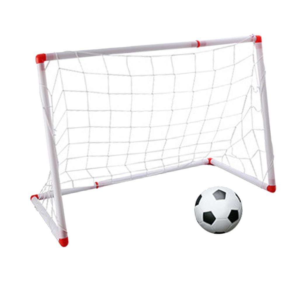 Mini Portable Soccer Football Goal Set Kids Outdoor Ball Game Toy Gift 86CM