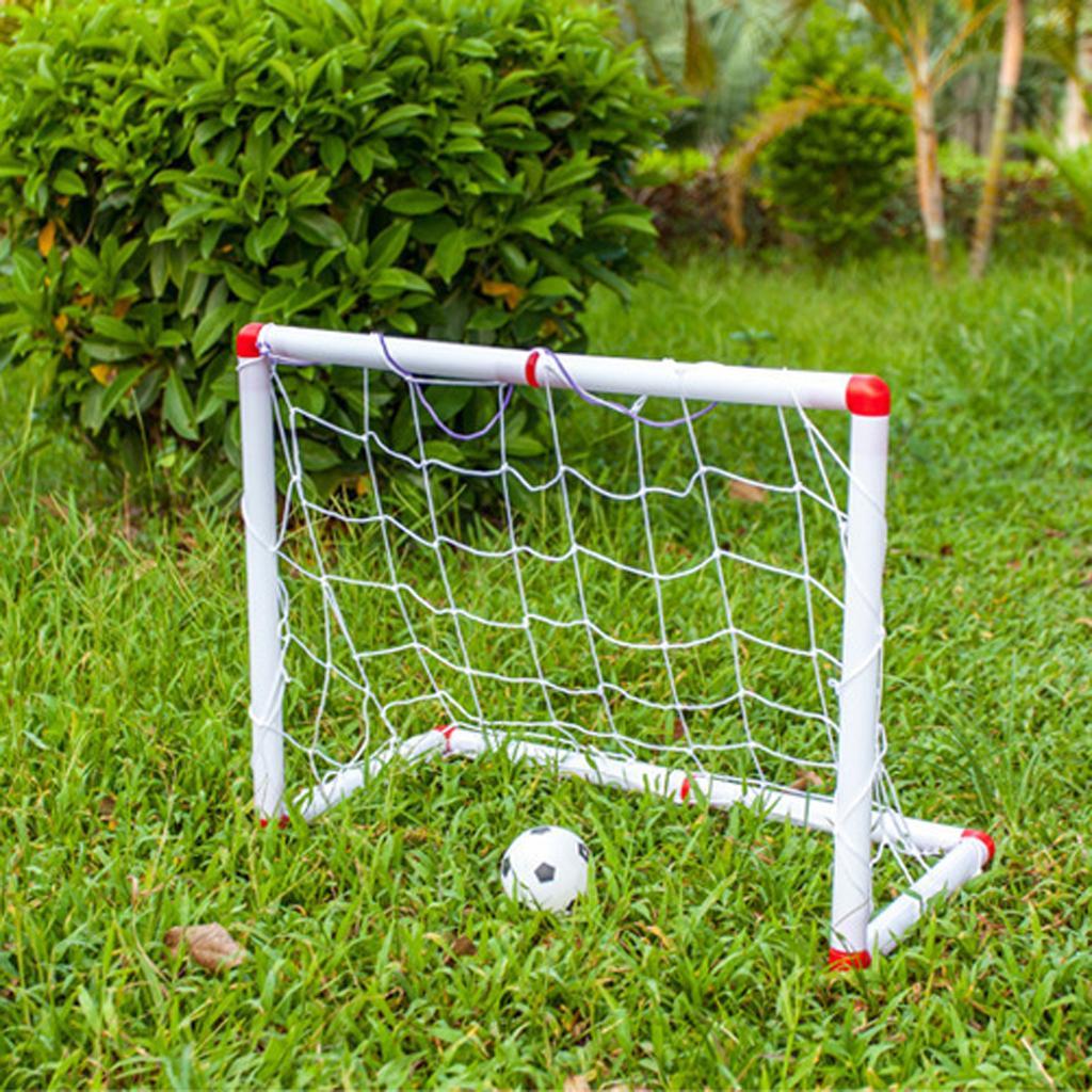 Mini Portable Soccer Football Goal Set Kids Outdoor Ball Game Toy Gift 106CM