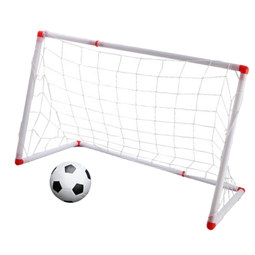 Mini Portable Soccer Football Goal Set Kids Outdoor Ball Game Toy Gift 106CM