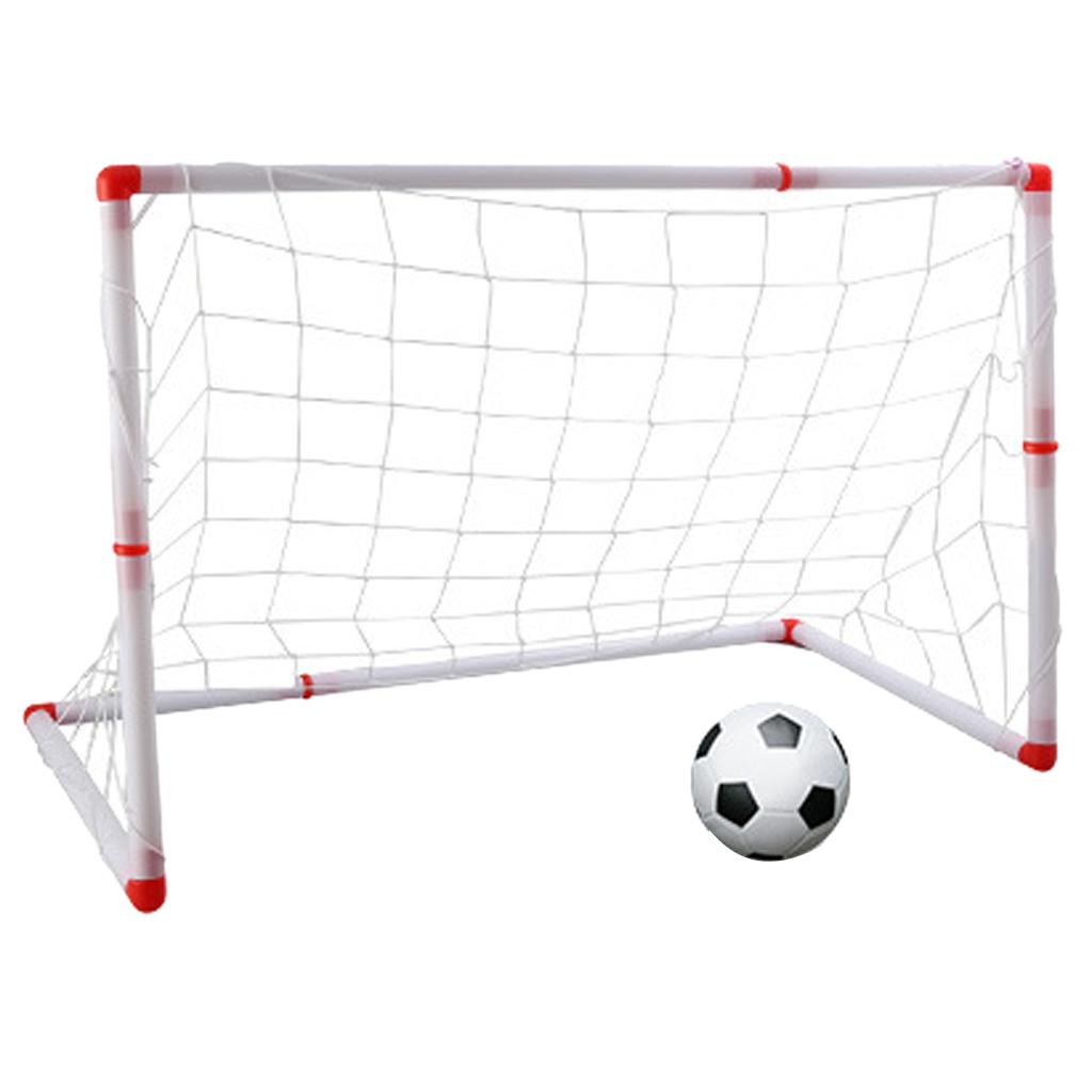 Mini Portable Soccer Football Goal Set Kids Outdoor Ball Game Toy Gift 126CM