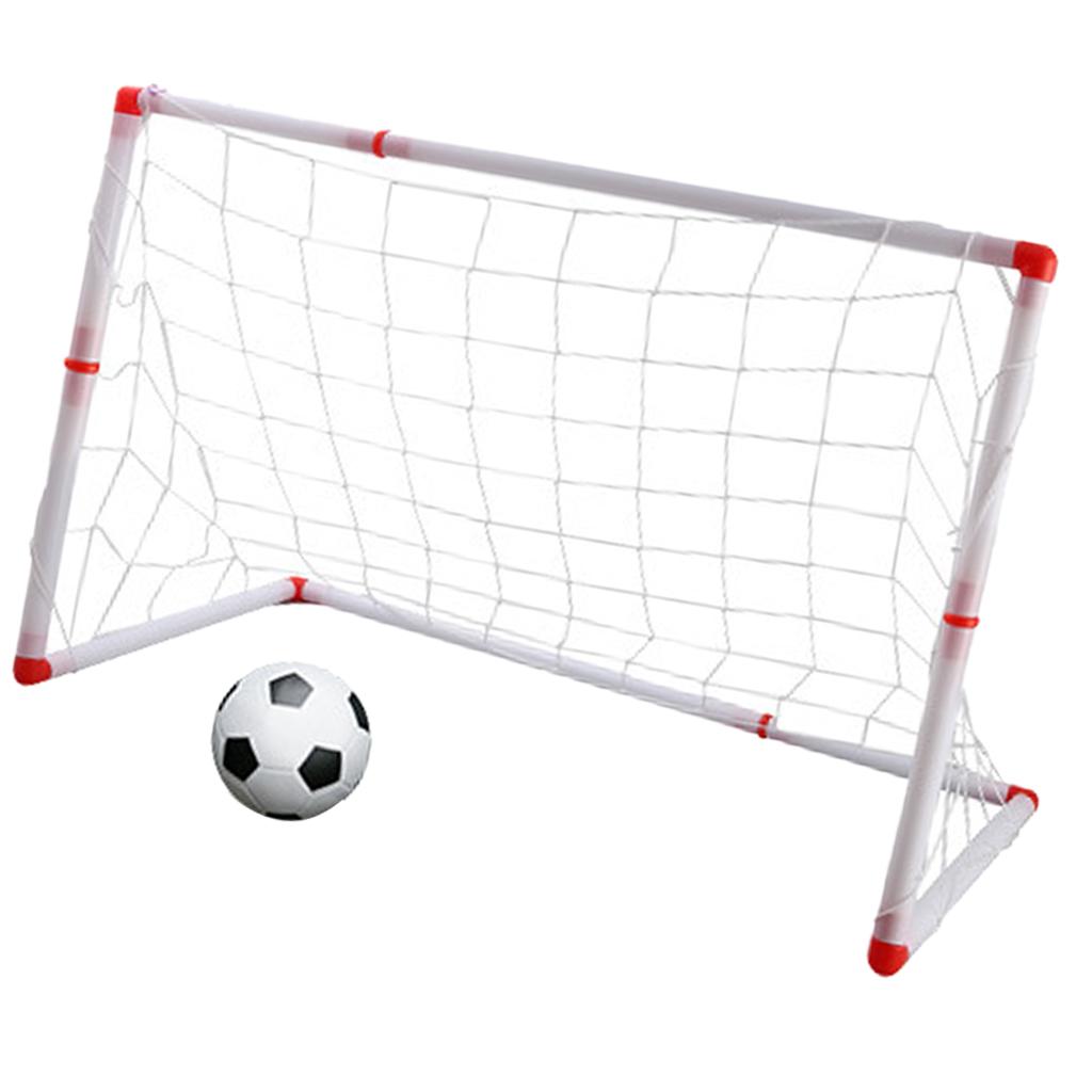 Mini Portable Soccer Football Goal Set Kids Outdoor Ball Game Toy Gift 126CM