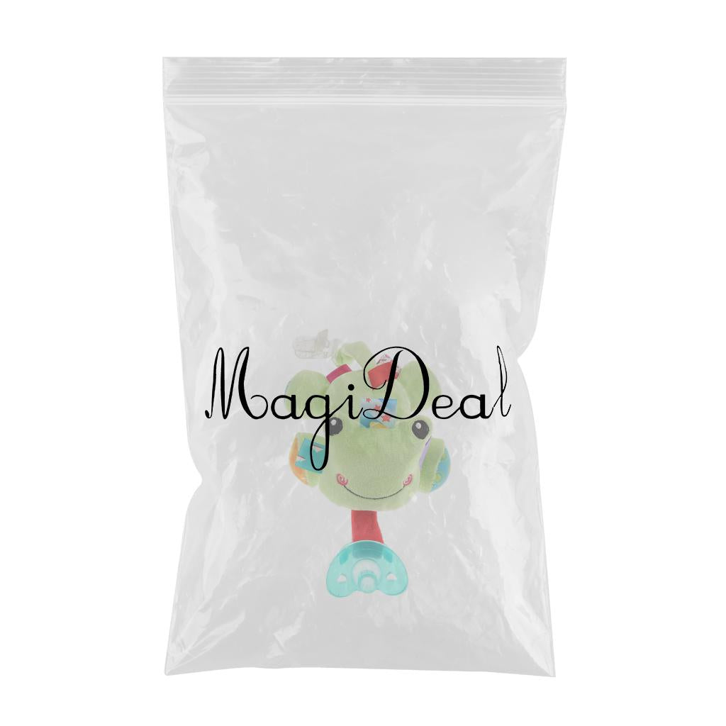 Baby Kids Silicone Pacifier Holder Plush Animal Detachable Toy Frog