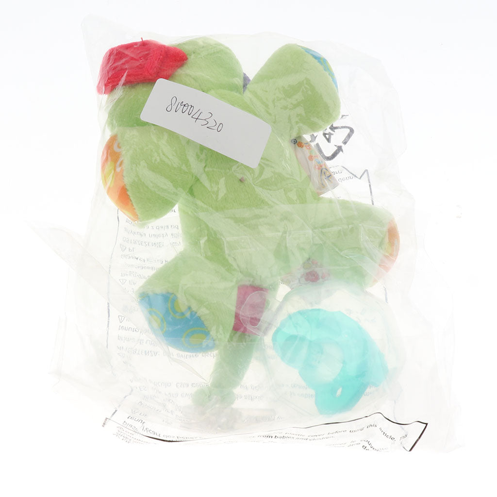 Baby Kids Silicone Pacifier Holder Plush Animal Detachable Toy Frog
