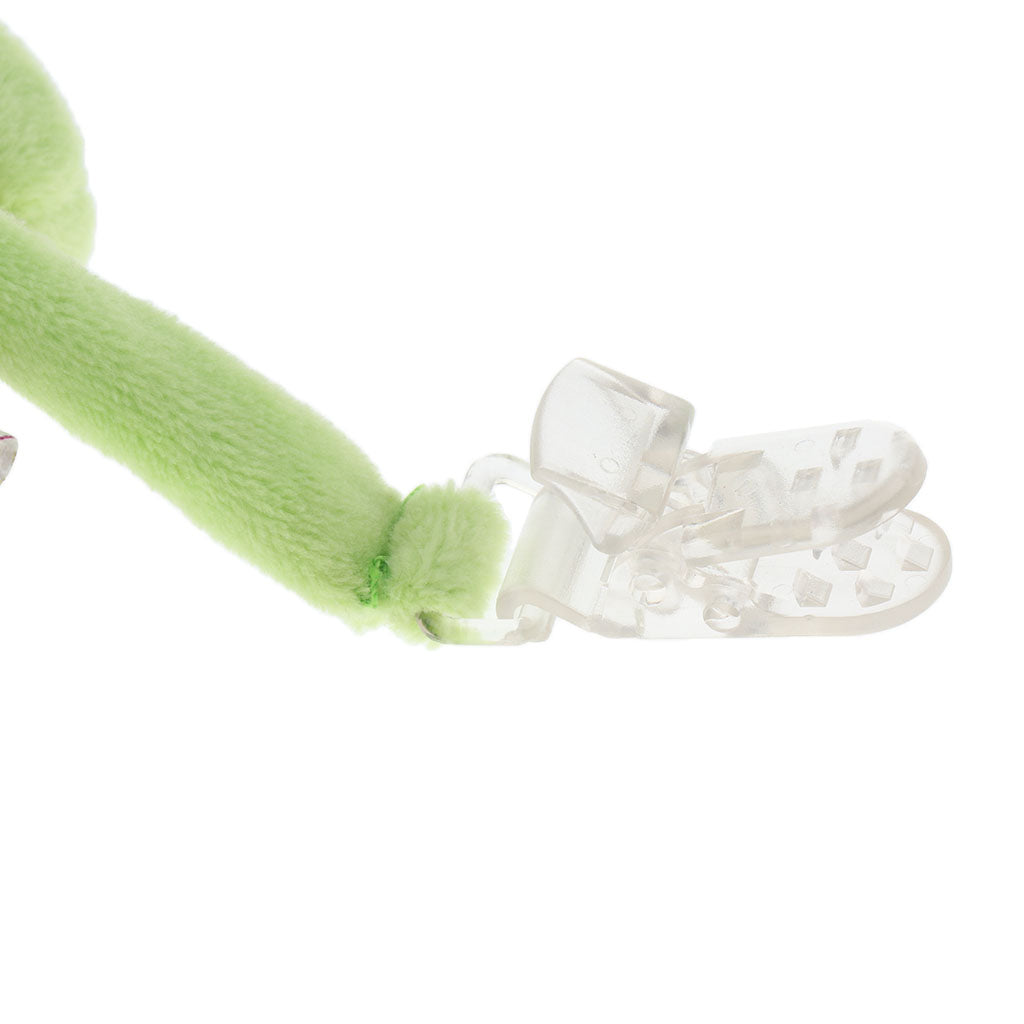 Baby Kids Silicone Pacifier Holder Plush Animal Detachable Toy Frog