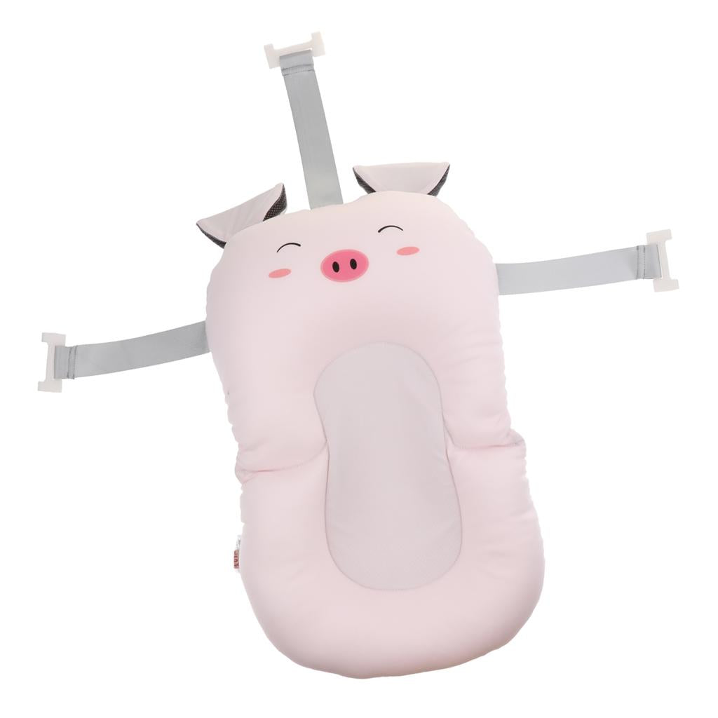 Bath Tub Pad Shower Nets Newborn Bath Seat Bathtub Bath Pads Piggy