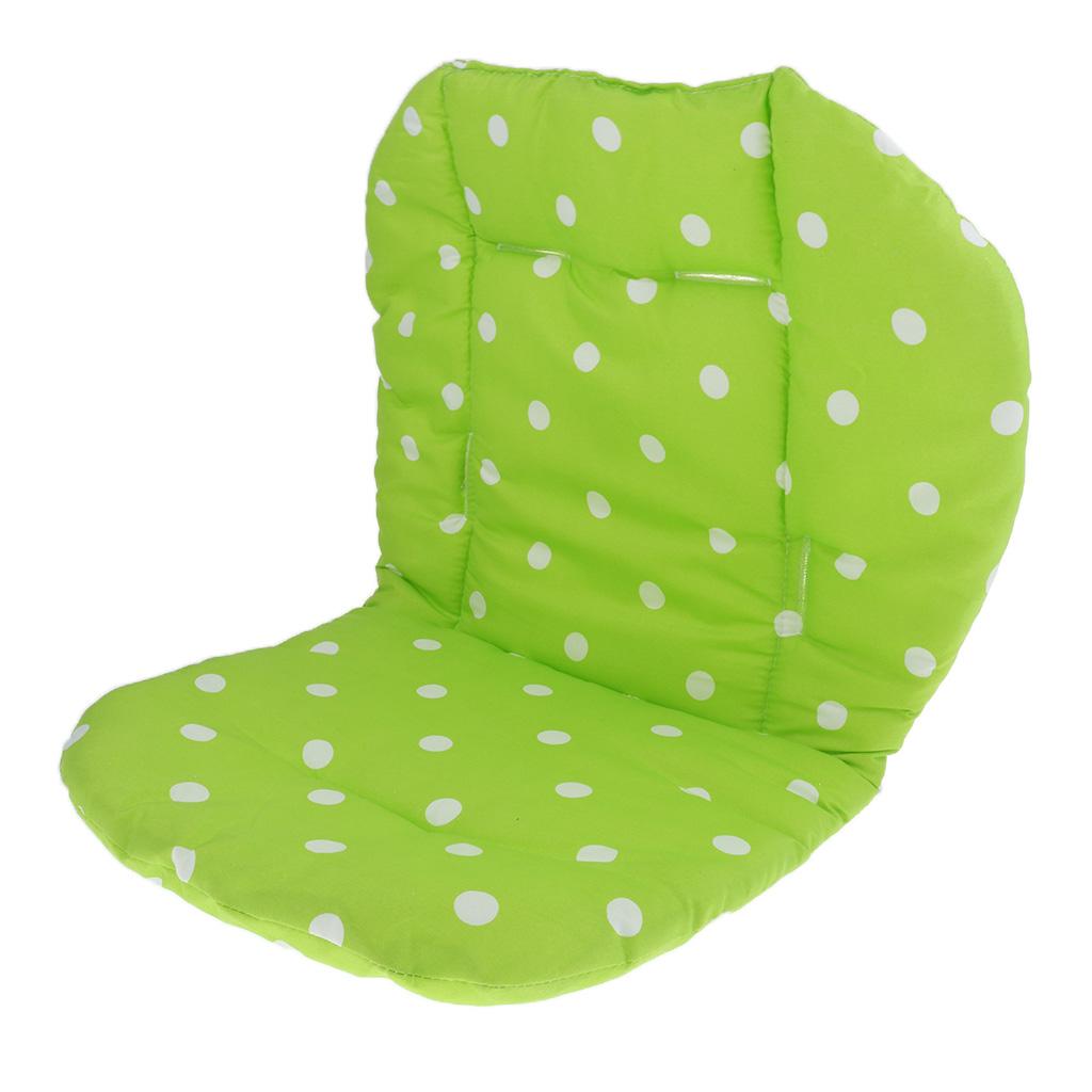 Baby Pushchair Stroller Kids Seat Pad Pram Liner Cushion Mat Green Dot