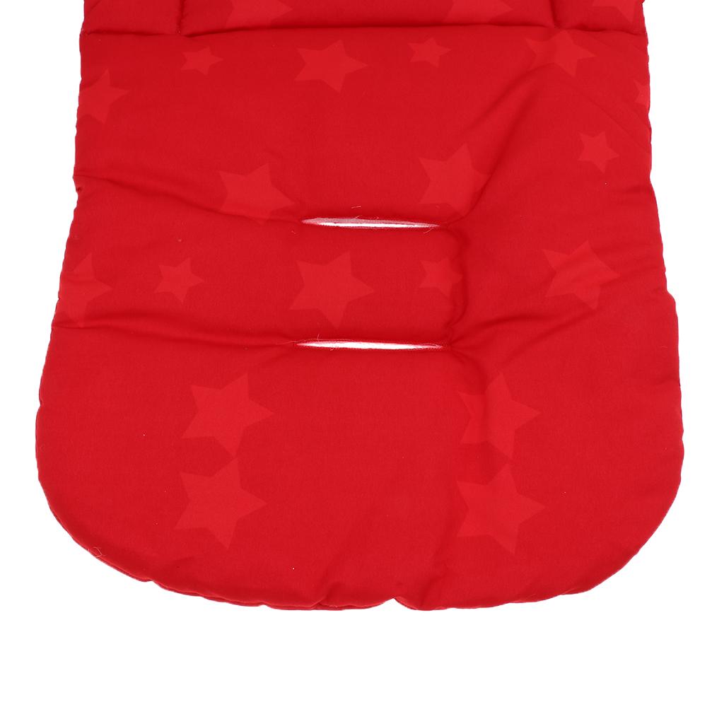 Baby Thick Stroller Pram Pushchair Mat Seat Cushion Pad Liner Cover Red