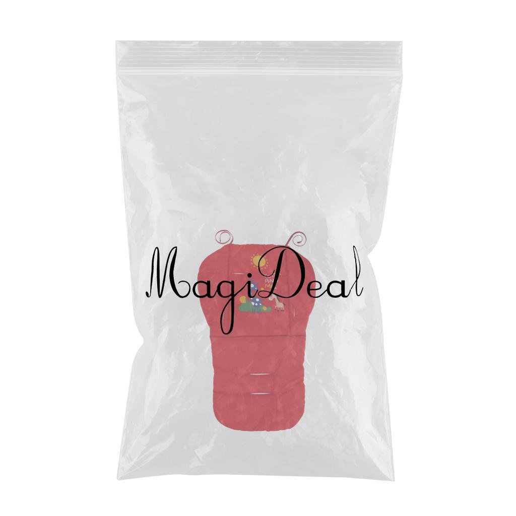 Baby Thick Stroller Pram Pushchair Mat Seat Cushion Pad Liner Cover Red