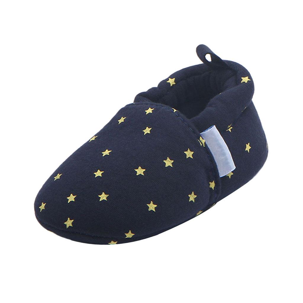 Cute Cartoon Animal Unisex Kids Toddler Soft Sole Baby Shoes Star - 12cm