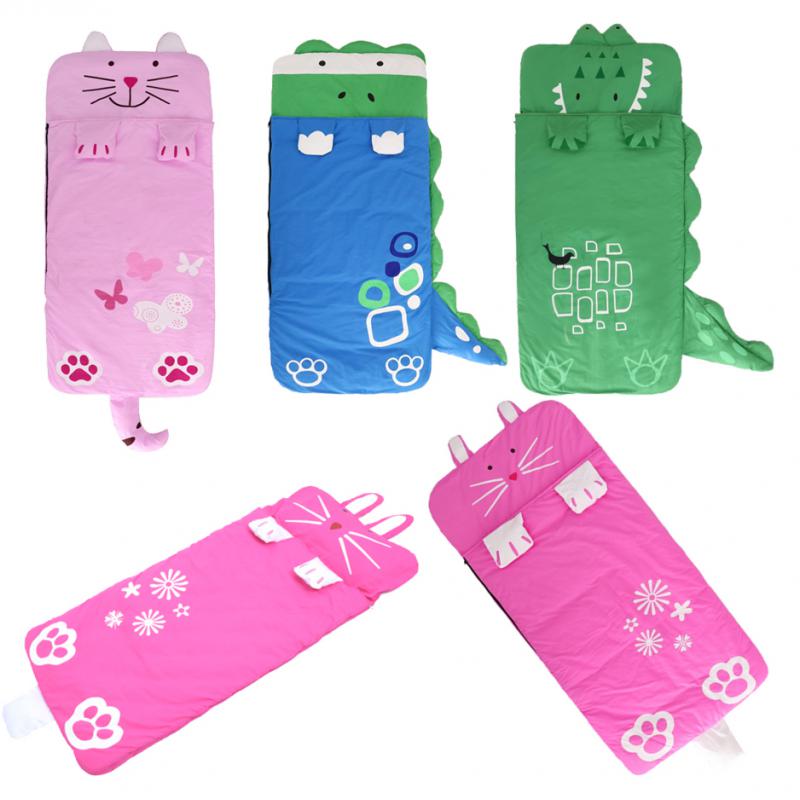 Kids Plush Animal Sleeping Bag Soft Cotton Childrens Sleeping Sack Crocodile