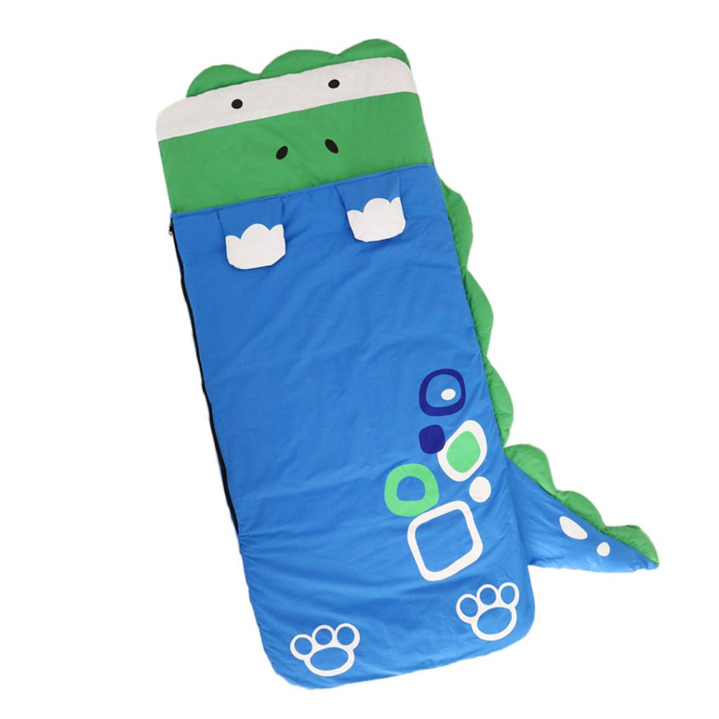 Kids Plush Animal Sleeping Bag Soft Cotton Childrens Sleeping Sack Dinosaur