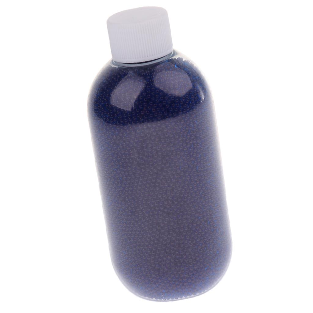 Bottle Of Gel Soil Water Crystal Bead Kid Toy Vase Filler Decor Blue
