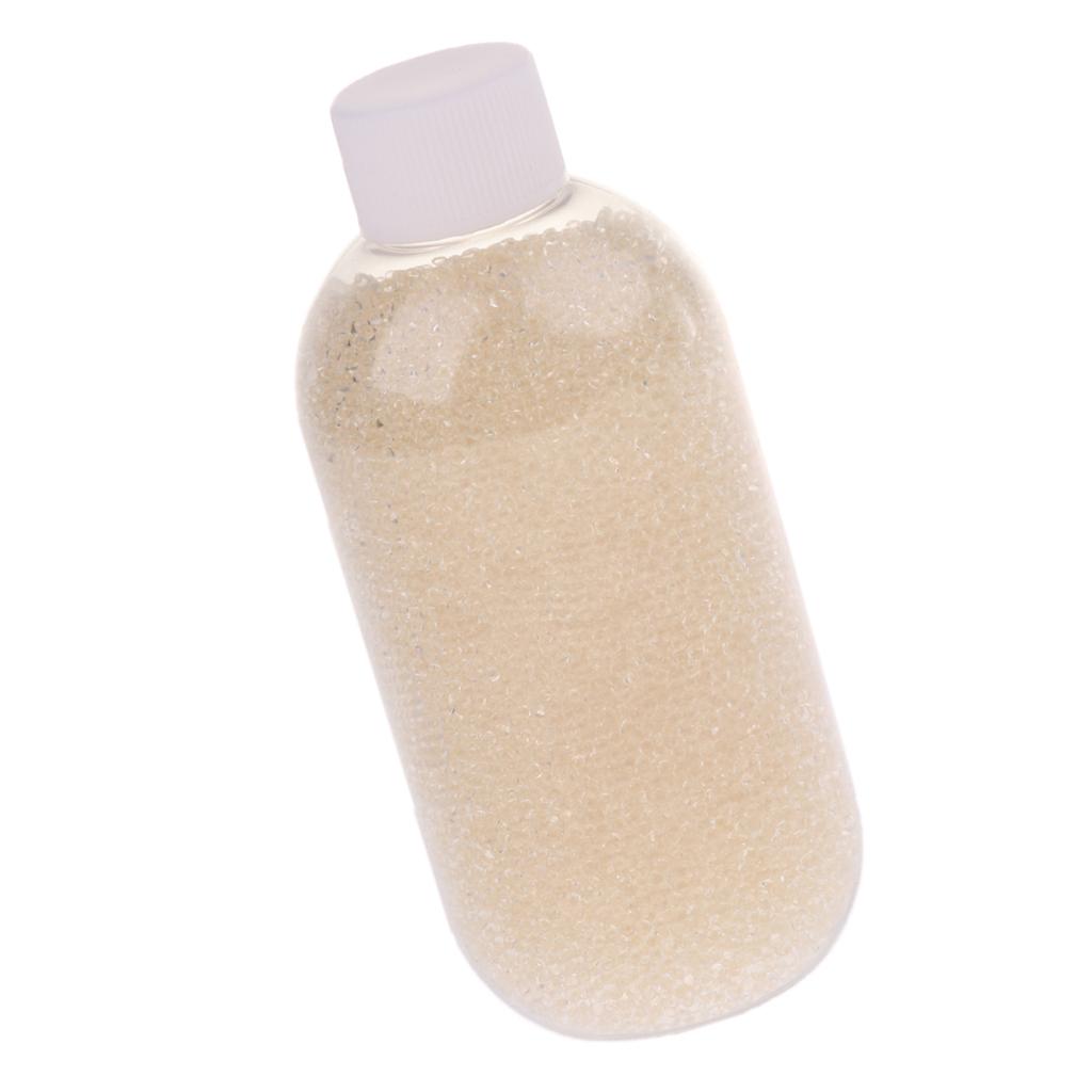 Bottle Of Gel Soil Water Crystal Bead Kid Toy Vase Filler Decor Clear