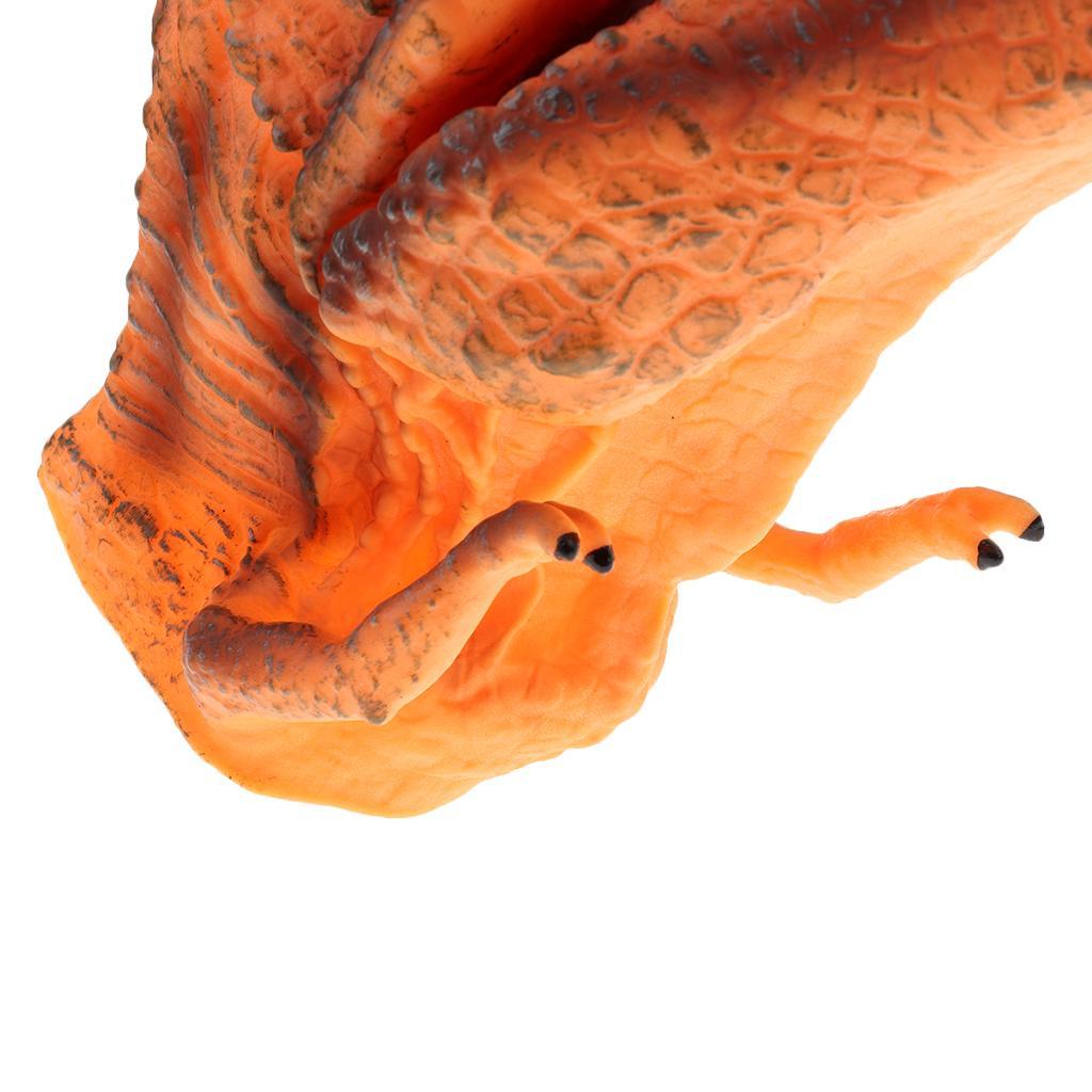 Simulation Dinosaur Animal Head Model Hand Puppet Kids Toy T-Rex 2 in Box
