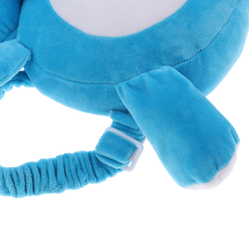 Baby Head Protection Pad Headrest Cushion Drop Resistance Blue Elephant