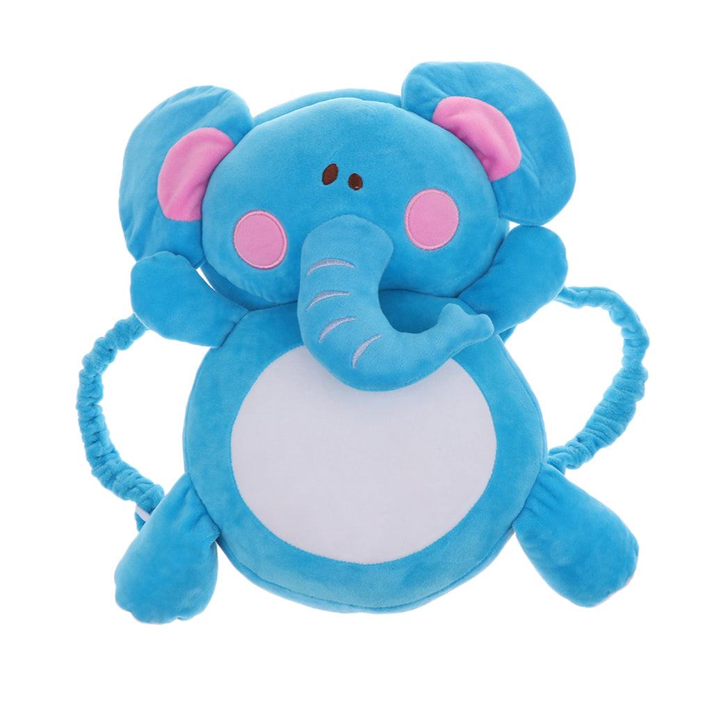 Baby Head Protection Pad Headrest Cushion Drop Resistance Blue Elephant