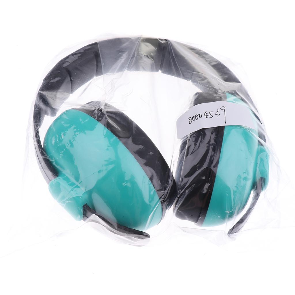 Baby Children Ear Defenders Earmuffs Hearing Protection Mint green
