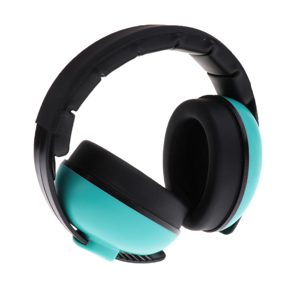 Baby Children Ear Defenders Earmuffs Hearing Protection Mint green