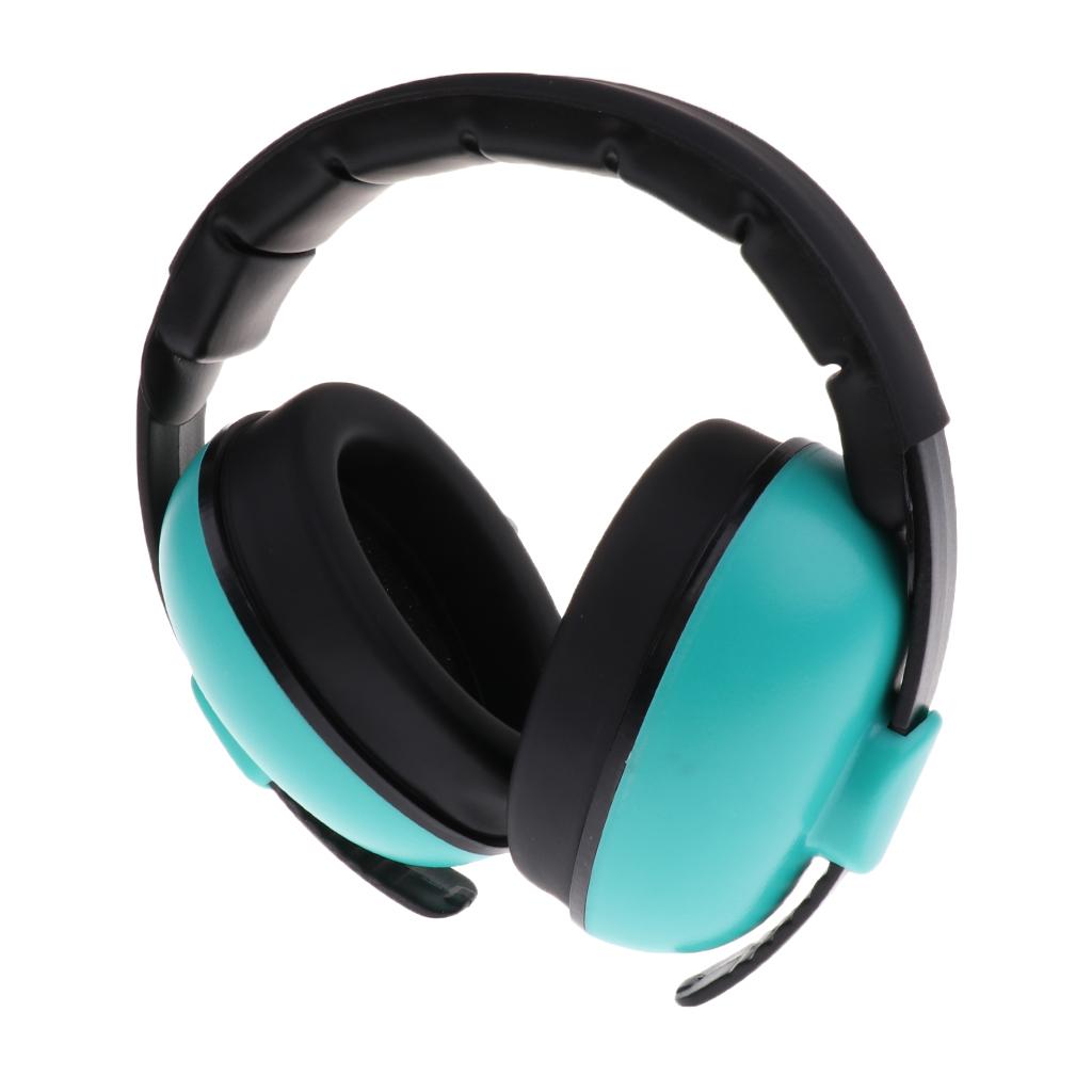 Baby Children Ear Defenders Earmuffs Hearing Protection Mint green