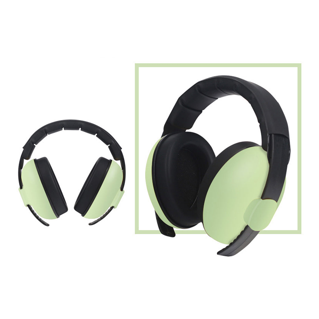 Baby Children Ear Defenders Earmuffs Hearing Protection Green