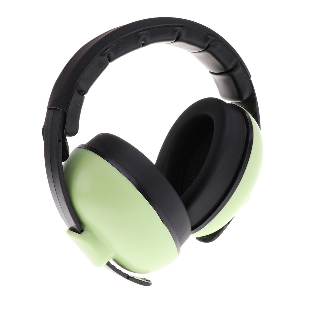 Baby Children Ear Defenders Earmuffs Hearing Protection Green