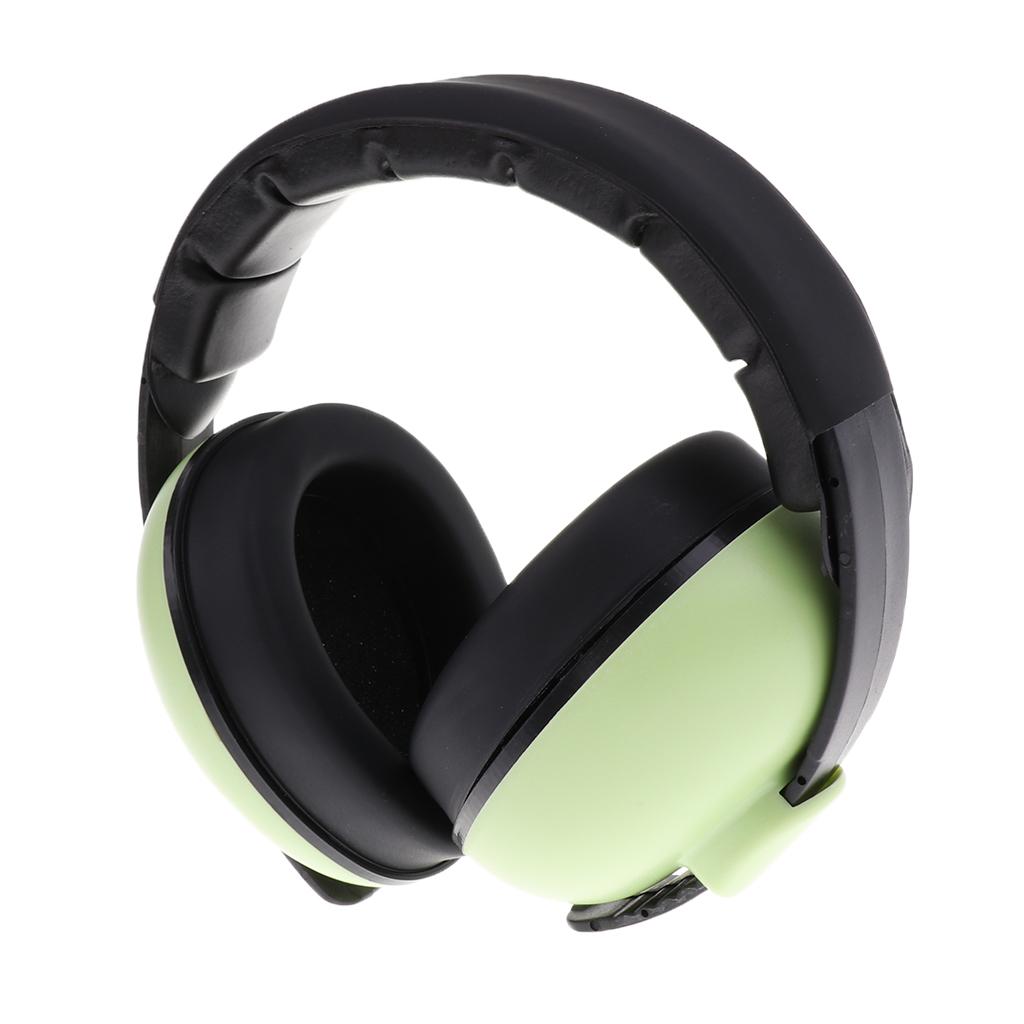 Baby Children Ear Defenders Earmuffs Hearing Protection Green