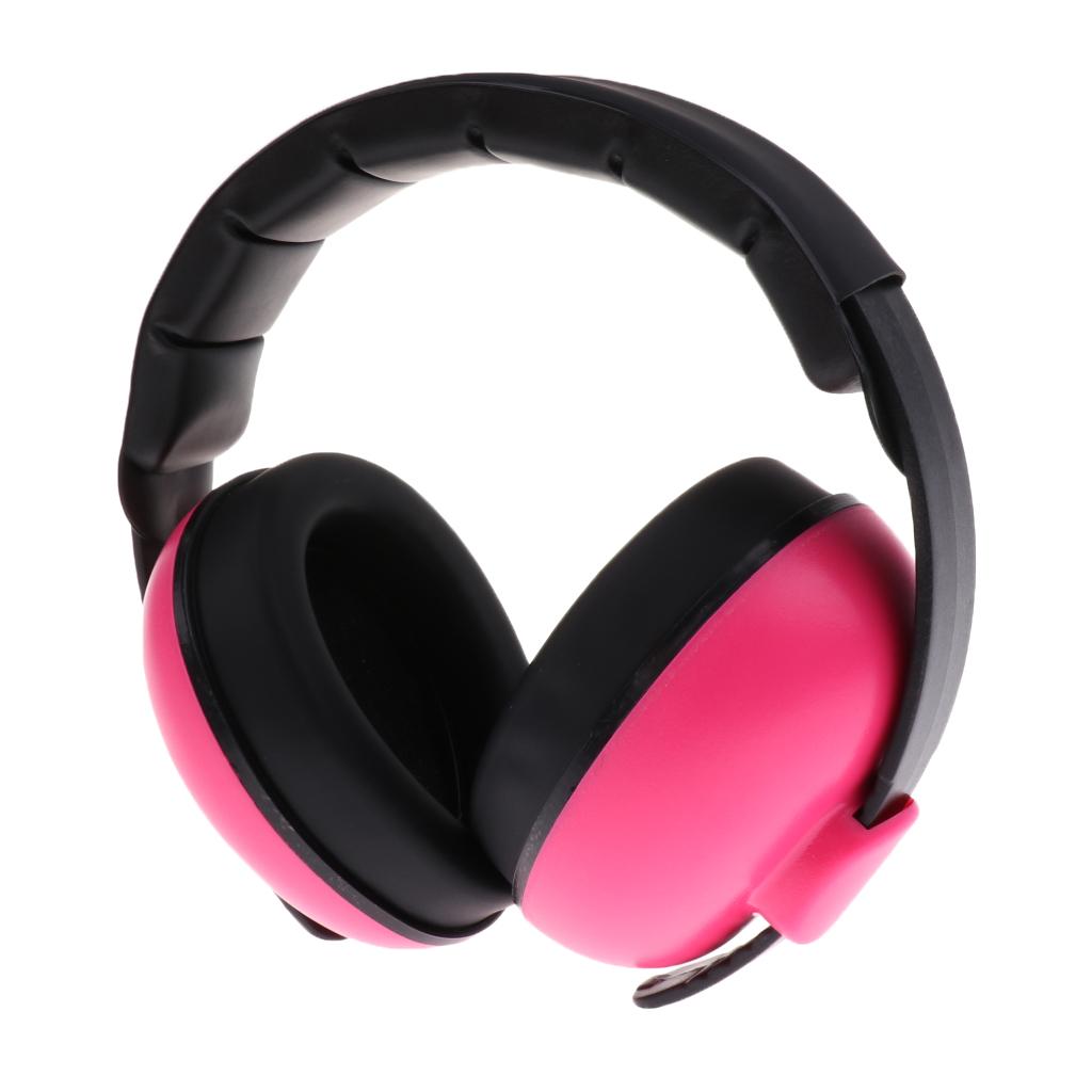 Baby Children Ear Defenders Earmuffs Hearing Protection Rose