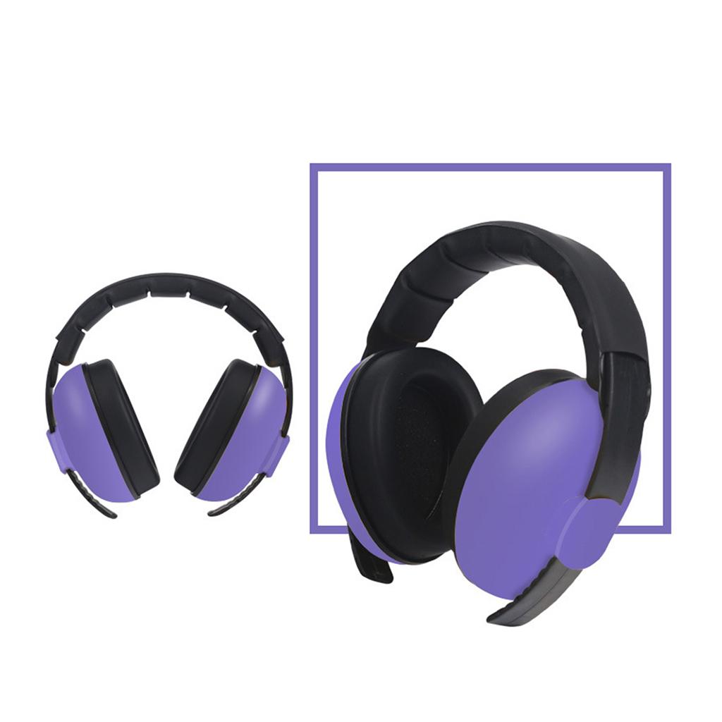 Baby Children Ear Defenders Earmuffs Hearing Protection Purple