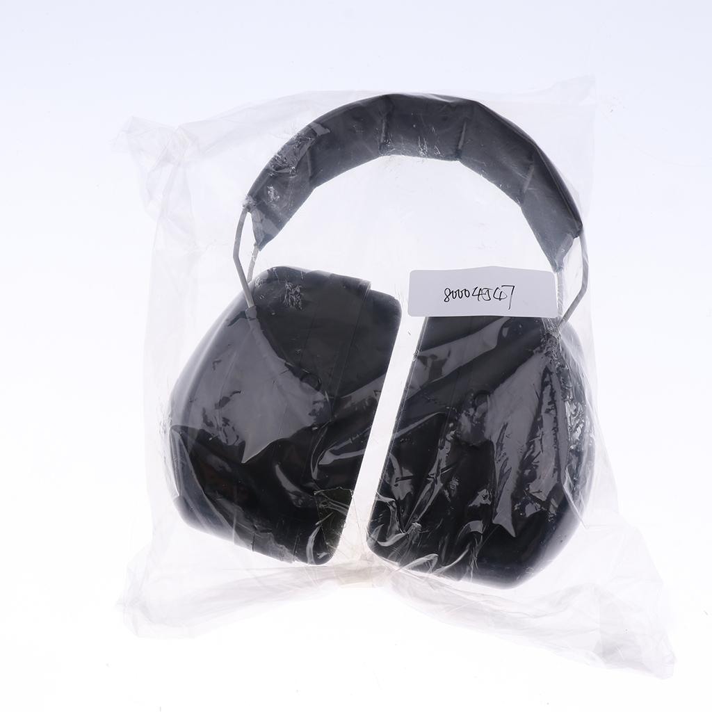 Head Earmuffs Anti-noise Study Sleep Shooting Ear Protection Black