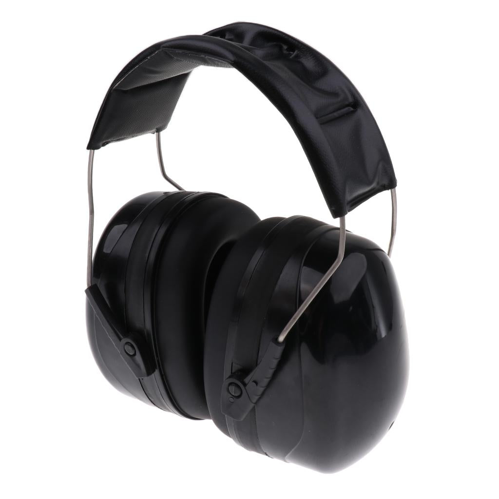 Head Earmuffs Anti-noise Study Sleep Shooting Ear Protection Black