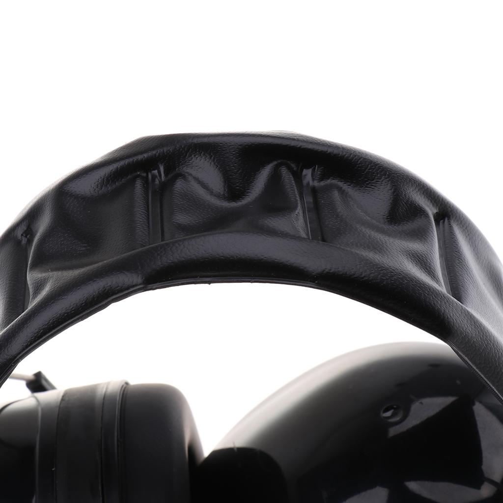 Head Earmuffs Anti-noise Study Sleep Shooting Ear Protection Black