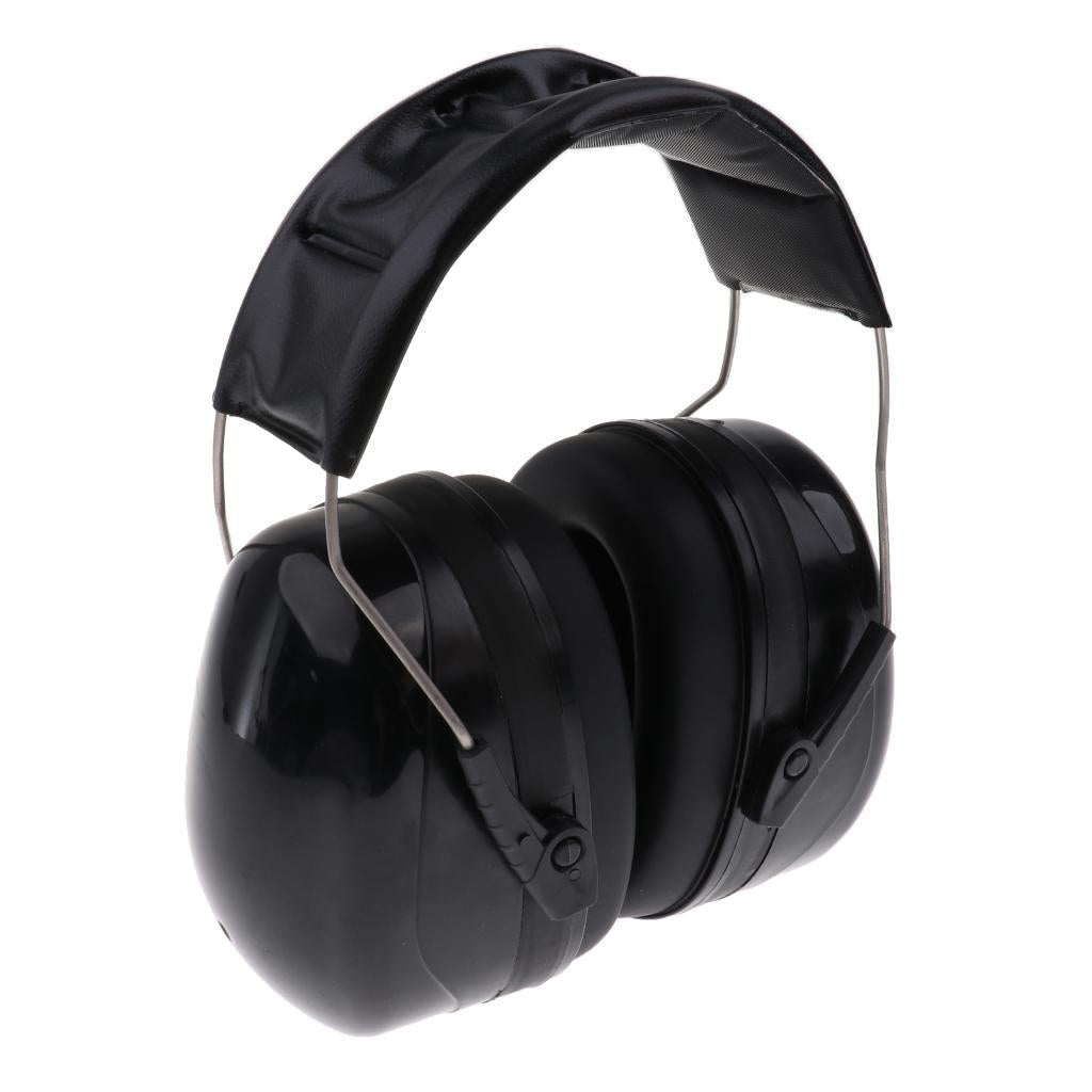 Head Earmuffs Anti-noise Study Sleep Shooting Ear Protection Black