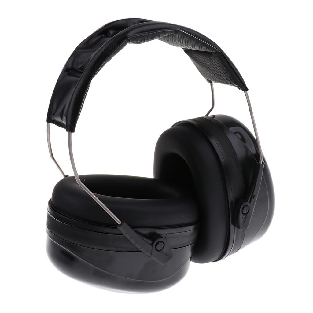 Head Earmuffs Anti-noise Study Sleep Shooting Ear Protection Black
