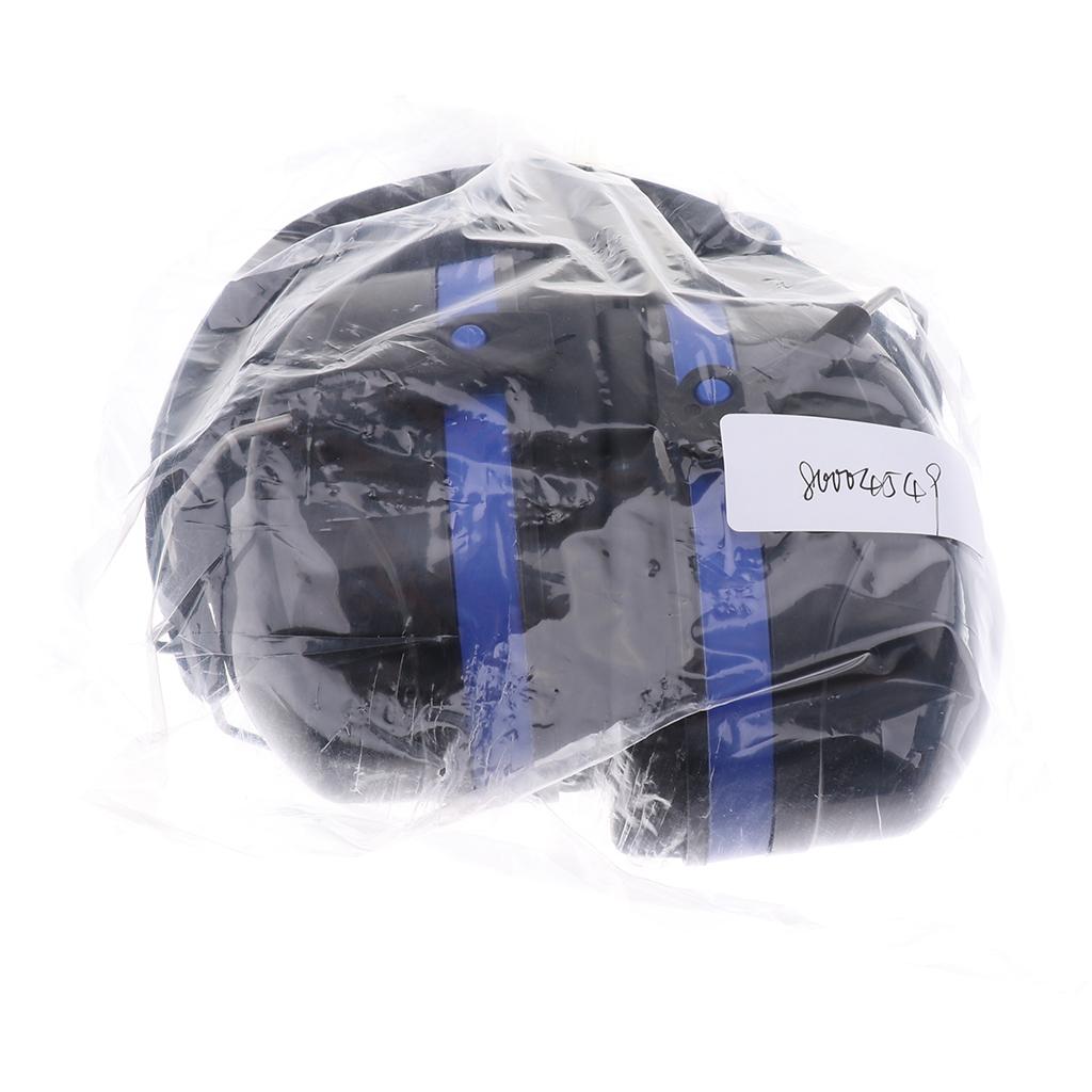 Safety Ear Muffs Professional Ear Defenders for Sleep/Shooting Blue+Black