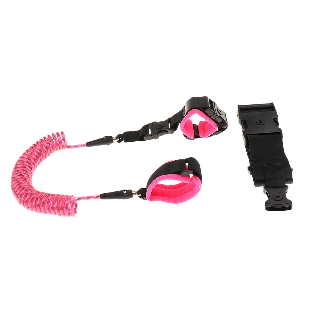 Safety Harness Leash Anti Lost Wrist Traction Rope for Toddlers Pink