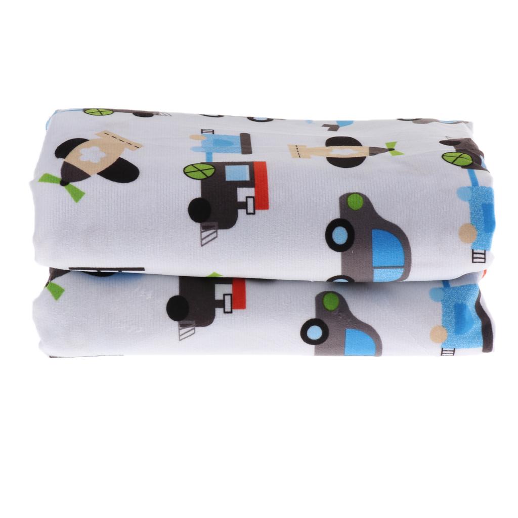 Unisex Double-Layer Coral Velvet Baby Cradle Crib Blanket Car plane