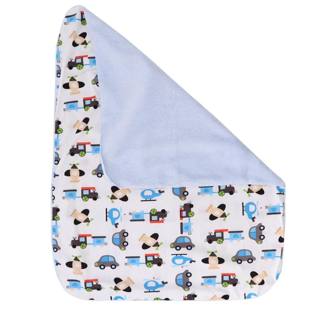 Unisex Double-Layer Coral Velvet Baby Cradle Crib Blanket Car plane