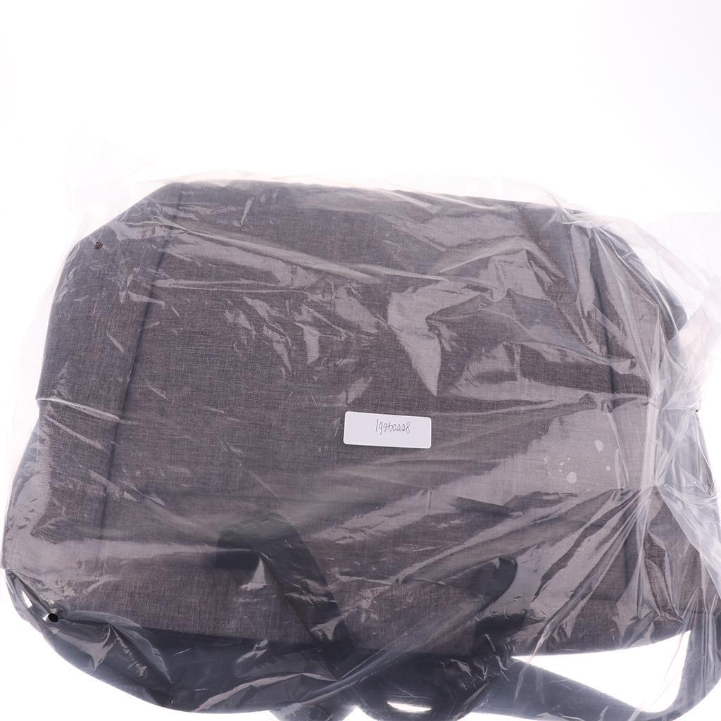 Multi-use Baby Carriage Bag Bottle Diaper Storage Mummy Bag Gray