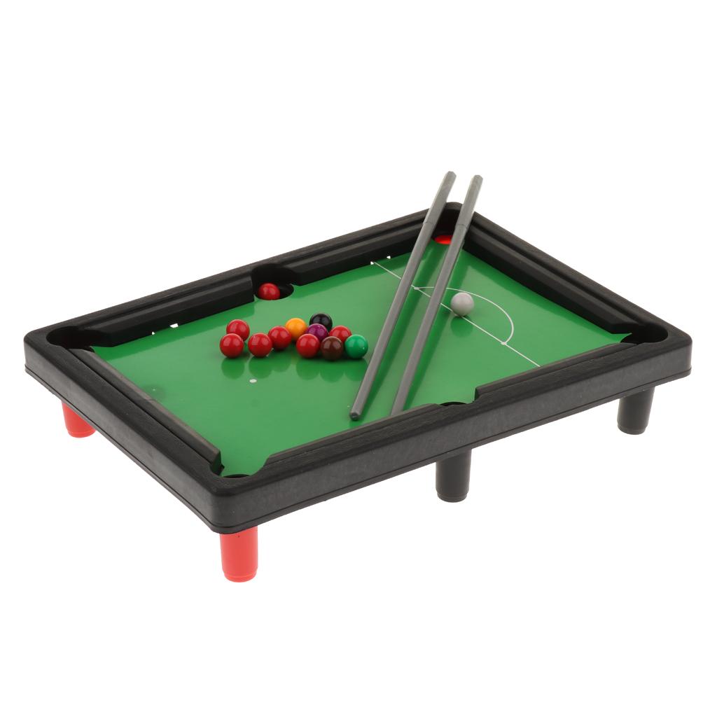 Portable Mini Billiard Ball Tabletop Pool Desktop Game Set Children Toy Gift