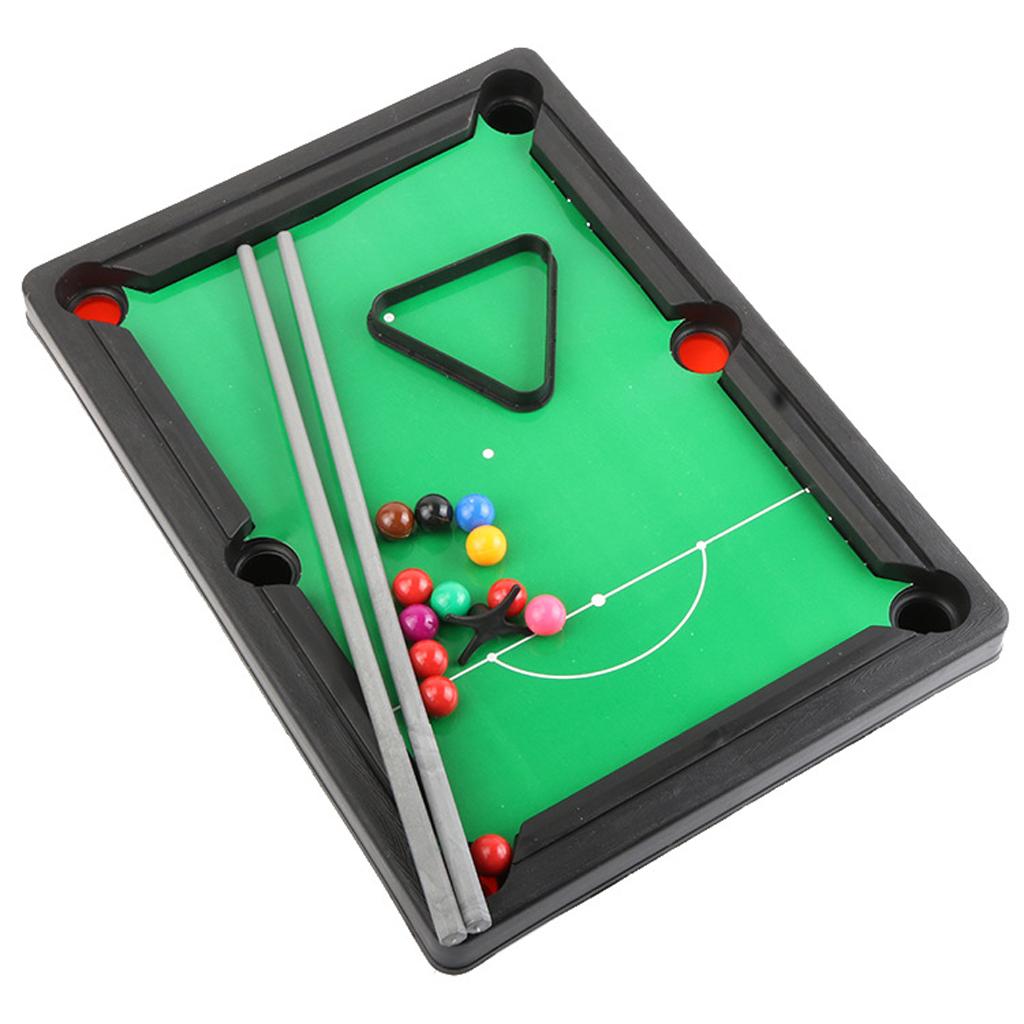 Portable Mini Billiard Ball Tabletop Pool Desktop Board Game Set Children Educational Toy Birthday Gift