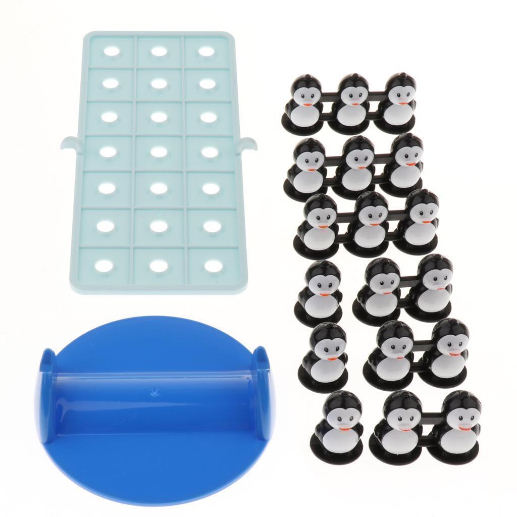 Kids Developmental Intelligence Board Game Penguin Teeterboard Toy Educational Playset Birthday Gift
