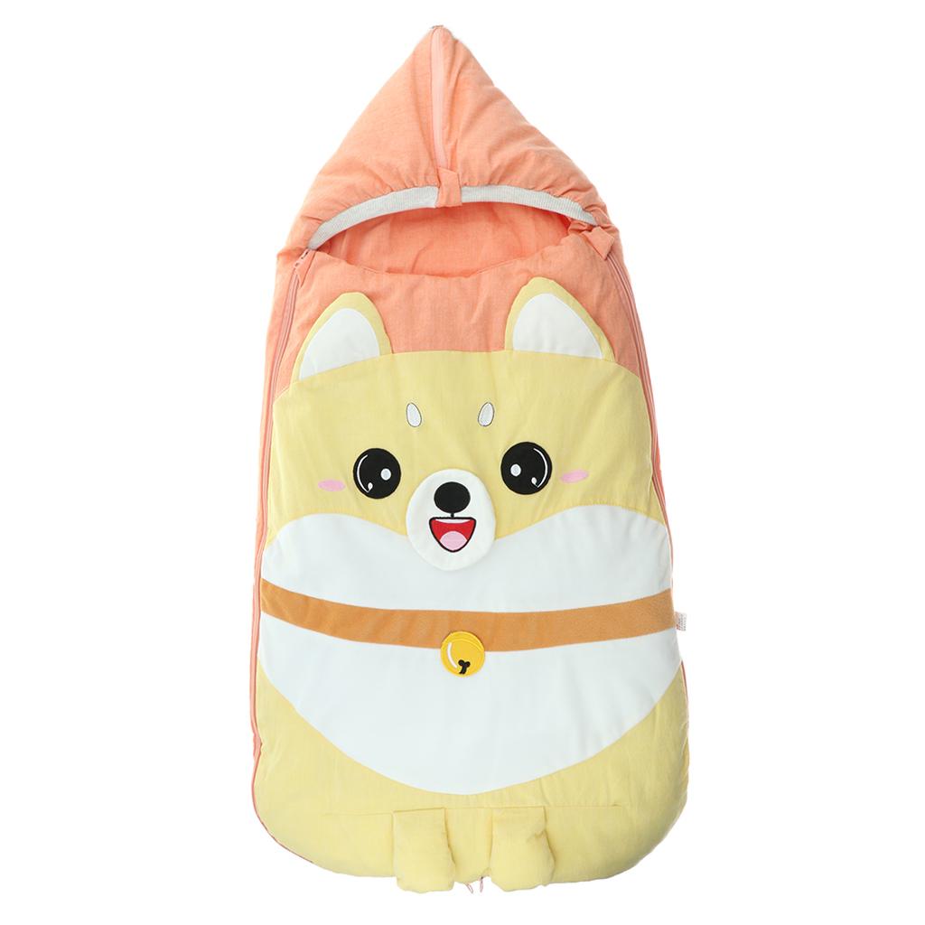 Baby Sleeping Bag Swaddle Warm Cover Blanket Infant Winter Spring Wrap Pink