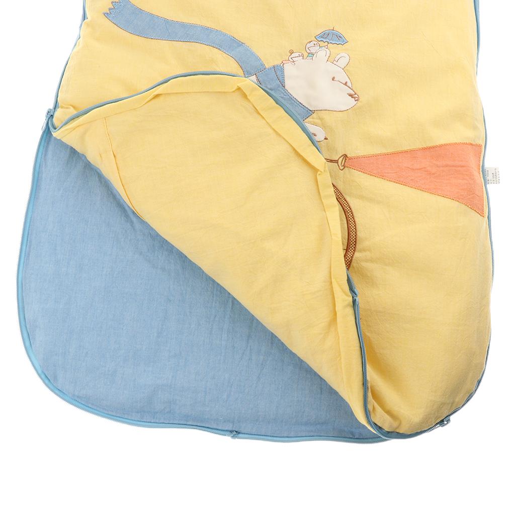 Baby Sleeping Bag Swaddle Warm Cover Blanket Infant Winter Spring Wrap Blue