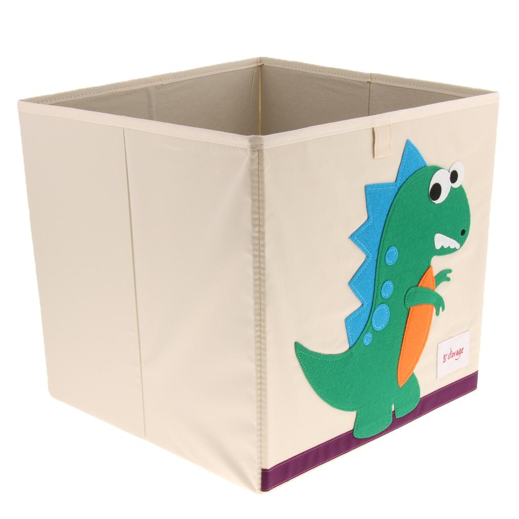 Folding Storage Box Basket Kids Clothes Toy Book Organizer Dinosaur