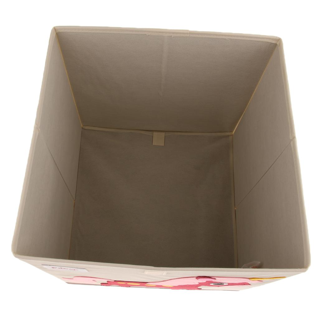 Folding Storage Box Basket Kids Clothes Toy Book Organizer Fish