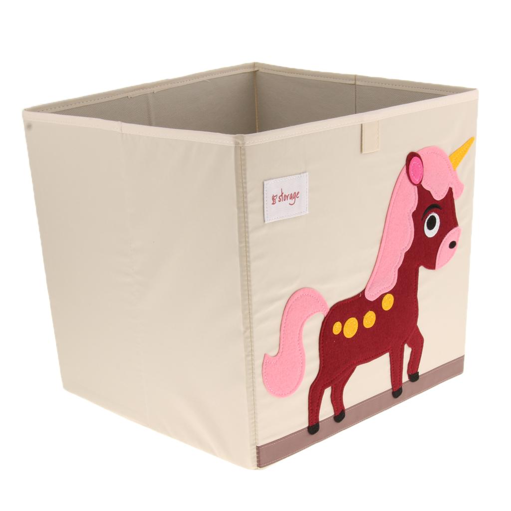 Folding Storage Box Basket Kids Clothes Toy Book Organizer Fish